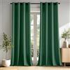 MIULEE Tende per interni Tende Trasparenti per Camera da Letto Finestra Moderne Tenda Salotto Soggiorno 2 Pannelli 140x280cm Verde Petrolio