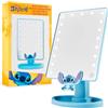 Disney Stitch LED Specchio da Tavolo con Vassoio Portaoggetti - Regalo Donna (Blu)