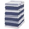 Sticky Toffee - Strofinacci da cucina in 100% cotone, riutilizzabili e assorbenti, confezione da 9 pezzi, 40,6 x 71 cm, colore: blu