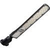 Planetitaly Faro armatura stradale SLIM IP65 lampione LED 100W alta efficienza basculante inclinabile 90 gradi luce esterni illuminazione viali sentieri giardino 8400 lumen 230V