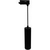 Bill Goff Inc. Faretto Led Pendente, Compatibile con Binario Monofase, Sistema Illuminazione Binario, Lampadina Led GU10 8W 4000K Inclusa, Colore Nero, Luce Cucina, Snack, Tavolo, Bar