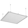 Planetitaly Pannello sospensione pendente LED 48W lampada 60x60 cm 4500lm quadrato 220V bianco (Bianco naturale)
