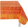 Casatessile Sequoia tovaglia resinata Varie Misure - Arancio, 6 posti 140x180 cm.