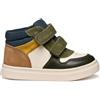Geox B Nashik Boy, Scarpe da Ginnastica Bimbo 0-24, Lt Ivory Royal, 23 EU