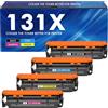 Cool Toner 131X 131A Cartuccia Toner Compatibile per HP Laserjet Pro 200 Color MFP M276nw M276n M251n M251nw CF210X CF210A CF211A CF212A CF213A - Nero Ciano Giallo Magenta