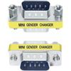 TECHZOCO Adattatore RS232 DB9 Maschio a Maschio, Accoppiatore DB9, Adattatore RS-232 - RS-485 - TTL, Connettore Seriale