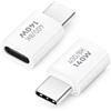 AIYEEN Adattatore USB C 40 Gbps (pacchetto di 2), adattatore USB C maschio a femmina adattatore USB 4.0 tipo C connettore di trasferimento dati compatibile per iPhone 15, Samsung, MacBook