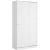 DEKIT GRUPO RIMOBEL SLIDE - Armadio a porte scorrevoli con barra appendiabiti - Bianco - 100x204x50 cm