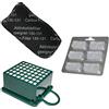 MohMus KIT Filtro HEPA + Filtro Carboni + 6 Profumi Per Aspirapolvere adatti per Vorwerk Kobold Folletto VK130, VK131 - VK 130, 131 SC