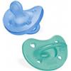 CHICCO (ARTSANA SPA) Chicco Gommotto Silicone Azzurro 16-36 Mesi 2 Pezzi
