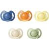 Nuby Ciucci Ortodontici Silicone, Giorno e Notte, Set 5, 18-36 Mesi