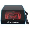 SCULPFUN B1 Alloggiamento per macchina per incisione laser serie S6 Pro/S9/S10/S30, protezione per gli occhi, ignifuga, impermeabile, insonorizzante, con ventola di scarico, catena di luci LED