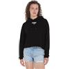 Tommy Hilfiger Tommy Jeans Felpa Donna Tjw Rlx Essential Logo Hoodie con Cappuccio, Nero (Black), S