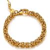 Giovanni Raspini / Catene / bracciale mini bizantina / argento dorato - 8154