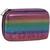 ASTUCCIO RIGIDO MAXI 1 ZIP COMIX F. COSIMO PANINI SCUOLA COLORE RAINBOW PURPLE