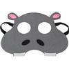 Jtnohx Maschere Animali in Feltro Maschera d'Halloween per Bambini 10 Pezzi