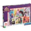 Clementoni - Puzzle per Bambini 104 Pezzi, 6+ Anni, Illustrazione Netflix Unicorn Academy, Idea Regalo, Made in Italy, 48,5x33,5 cm, 25793
