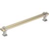 Amerock Overton BP37081BBZG10 - Maniglia per armadietto, 192 mm, color champagne dorato/nichel satinato, 192 mm
