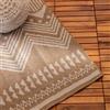 DEGHI Tappeto da esterno 230x160 cm con fantasia beige