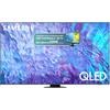 Samsung TV QE98Q80CATXZT QLED 4K, Smart TV 98 Processore Neural Quantum 4K, SuperSlim, Quantum HDR+, Dolby Atmos, Integrato con Bixby e Alexa, Compatibile con Google Assistant, Carbon Silver 2023