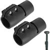 Dinhauyon Morsetto Pagaia SUP, Morsetto Sgancio Rapido Pagaia, 2 Clip in PVC, Clip a Rilascio Rapido con Serratura da Surf, Adatto per Surf e Sport Acquatici