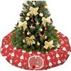 Pawaboo Letto a Tunnel per Gatti sotto L'Albero di Natale, 35,4 Tunnel Giocattolo per Gatti a Cerchio con Palla, Tunnel Decorativo Natalizio Pieghevole a Tubo per Gattini (Albero di Natale Rosso)