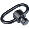 METAL Gancio Cinghia QD - Nero - JS-TACTICAL