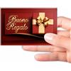 GHIBLI 50 Buoni Regalo 8,5x5,5 cm - Biglietti Eleganti in Cartoncino da Compilare per Omaggi, Gift Card Offerte Negozi Estetista Parrucchiera, Voucher Sconto Clienti, Coupon Regali Aziende