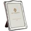 SEC OF FLORENCE 7376/13x18IT Cornice Portafoto in Argento Massiccio 925 con Retro in Legno Mogano