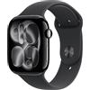 APPLE Watch Series 11 GPS + Cellular, Cassa 46 mm in alluminio Jet Black con Cinturino Sport nero - S/M