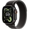 APPLE Watch Ultra 3 GPS + Cellular, Cassa in titanio nero (49 mm) con Trail Loop nero/cenere - S/M