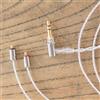 Final Audio FINAL C106 MS12AZCLEH [cavo rivestito in argento MMCX 1,2 m 3,5 mm per aurico...