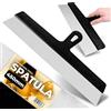 Instalguru Spatola 450 mm Coltello da Pittore Raschietto per Superfici Raschietti per Pareti Raschietto per Facciate Spatola da Muratore Coltelli da Stucco in Acciaio Attrezzo