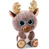 NICI Glubschis Chocolate Mousse Renna di Peluche, tenero Pupazzo per Coccole e Giochi, per Bambini e Adulti, 15 cm, Marrone - 62289