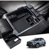 Karltys Compatibile con organizer per console centrale Toyota Corolla 2019-2026/Corolla Cross 2022-2026 accessori vassoio console centrale bracciolo auto contenitore con tappetini in silicone