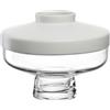 LEONARDO HOME Vaso Riva - 1 pezzo - Vaso in vetro per composizioni floreali creative - Diametro 7,4 cm - Elegante vaso di fiori in ceramica e vetro - Design moderno per la zona giorno - Altezza 16,5