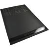 Fabriano Honsell 19100393 - Fabriano Black Block, carta nera con superficie opaca non rivestita, 300 g/m², DIN A2, 20 fogli, ideale per pastelli, matite colorate e pennarelli