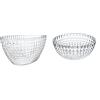 Guzzini Secchiello Rinfrescatore Tiffany, Trasparente, 28 X 17.5 X H19 Cm & Contenitore Tiffany, Trasparente, Ø25 X H11 Cm