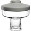 LEONARDO HOME Vaso Riva - 1 pezzo - Vaso in vetro per composizioni floreali creative - Diametro 7,5 cm - Elegante vaso di fiori in ceramica e vetro - Design moderno per la zona giorno - Altezza 21,5