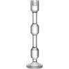 LEONARDO HOME Rialto Candeliere - 1 pezzo - Forma sottile - Elegante portacandele - per il tavolo - Moderno accessorio per la casa - Per un'atmosfera elegante - Senza tempo - Altezza 40 cm - satinato