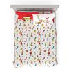 Franco Collectibles Dr. Seuss The Grinch - Set di lenzuola in microfibra super morbida da 4 pezzi (prodotto con licenza ufficiale)