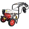 TANIASHOP Idropulitrice a Scoppio ad Alta Pressione Motore OHV 4 Tempi a Benzina Potenza 6,5HP Cilindrata 196 - 210 cc Pressione di esercizio 170 - 240BAR Portata 2500 - 2650PSI con ugelli intercambiabili