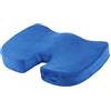 HomDSim - Cuscino ortopedico in memory foam per il coccige, per sedie, auto, casa, ufficio, sedili, cuscino massaggiante (Blu)