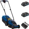 Hyundai ZE33-D40 - Tagliaerba a batteria - 2x20V/2Ah - Taglio 33 cm