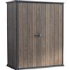 Keter Signature Walnut - Armadio porta attrezzi da giardino - 140x73x170 cm