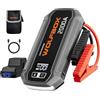 WOLFBOX Booster Avviamento Auto, 2000A Avviatore Emergenza per auto/moto(7L Benzina o 6L Diesel), starter batteria auto portatile con Booster Torcia a LED