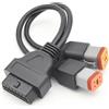 OTRCORIC 4 pin 6pin obd2 moto cavo diagnostico scanner adattatore 4pin 6pin 2 in 1 cavo moto adatto per Harley Davidson Moto 4pin+6pin connettore motorad