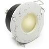 Planetitaly Faretto led incasso IP65 illuminazione box doccia luce bagno turco 12V MR16 8W bassa tensione lampadina led GU5.3