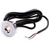 Planetitaly Faretto punto luce led box doccia gradino scale IP44 350mA 3,1-3,9V DC spot LED Colore silver cromato
