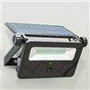 Planetitaly Applique Faretto Proiettore LED 4000K Solare 8W Impermeabile IP65 con Sensore di Movimento PIR e Crepuscolare
